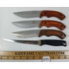 Image 5 : LOT OF 4 - NORMARK FILET KNIFE & PROPAC KNIFE SET W/ SHEATHS 