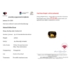 Image 5 : CUSHION CUT LOOSE NATURAL YELLOW ZIRCON ($7,221.00 APPRAISAL)