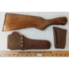 Image 2 : JOB LOT - UNKNOWN BUTT STOCK, BUTT PAD, HUNTER HANDGUN HOLSTER & SCOPE LENS COVERS