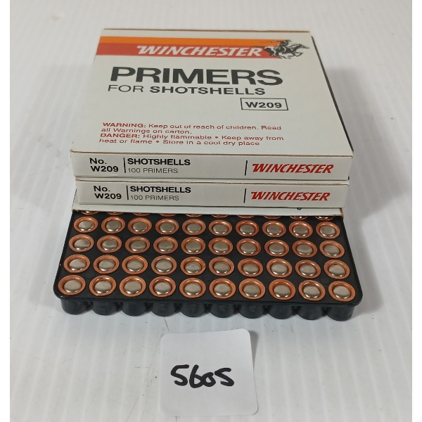 PRIMERS: APPROX 300X WINCHESTER NO. W209 SHOTSHELL PRIMERS