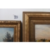 Image 2 : LOT OF 2 - "WOODLAND TRAIL" & "LAKE MUSKOKA" BY L. COLLINS - FRAMED OIL ON CANVAS