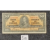 Image 1 : 1937 CDN $50 BANKNOTE