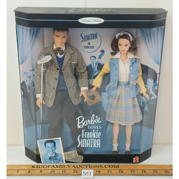 1999 BARBIE LOVES FRANKIE SINATRA COLLECTIBLE DOLL SET