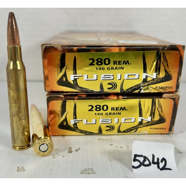 AMMO: 40X FEDERAL .280 REM - 140 GR SP