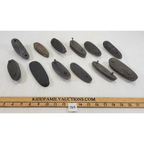 LOT OF 12 - RUBBER RECOIL PADS