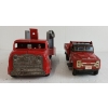 Image 3 : LOT OF 2 - STRUCTO PRESSED STEEL & TIN FRICTION TRUCKS