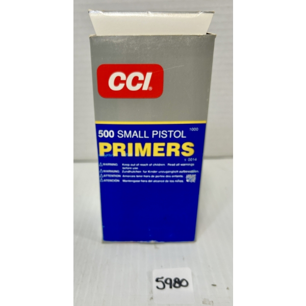 PRIMERS: 1000X CCI #500 SP - SEALED 