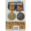 Image 3 : LOT OF 2 - WWI MEDALS - CPL. T.E. WHITE C.R.T.