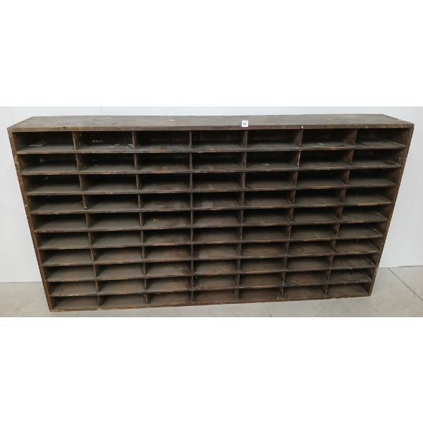 MAIL SORTER - ORIG PLACE MARKINGS FOR DUBLIN / DUNDALK / GLENBROOK, ETC