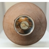 Image 7 : PORCELAIN CRANE MOTIF TABLE LAMP W/ SUEDE SHADE