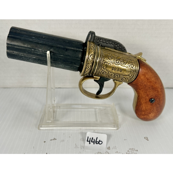 DENIX 1840 PEPPER BOX REVOLVER REPLICA - NO PAL REQD