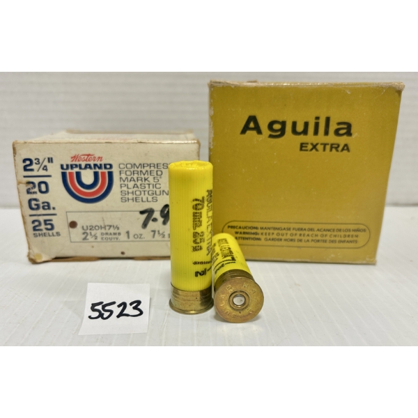 AMMO: 26X 20 GA 2-3/4IN NO7-1/2