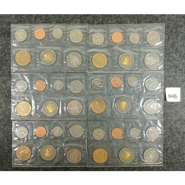 LOT OF 6 - 2004 RCM UNCIRCULATED PROOF SETS