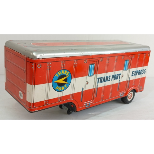 MODERN TOYS TIN TRANSPORT EXPRESS TRAILER