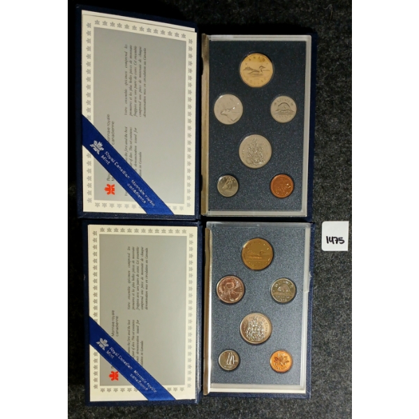 LOT OF 2 - 1989 RCM UNCIRCULATED PROOF SETS