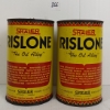 Image 1 : LOT OF 2 - SHALER RISLONE OIL ALLOY QT CANS