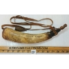 Image 1 : POWDER HORN W/ UPPER CANADA MAP CARVING