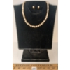 Image 2 : LOT OF 2 - PEARL NECKLACE & EARRINGS