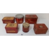 Image 1 : LOT OF 6 - T & B TOBACCO TINS 