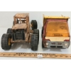 Image 2 : LOT OF 2 - TONKA PRESSED STEEL XR-101 DUMP TRUCK & ROAD GRADER