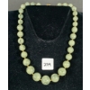 Image 1 : JOAN RIVERS JADE TONED BEAD NECKLACE 