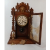Image 3 : 1894 E. INGRAHAM "SHEKEL" 8 DAY OAK SHELF CLOCK