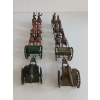 Image 4 : LOT OF 2 - BRITAINS LTD. LEAD HORSE DRAWN WAGONS W/ CANNONS