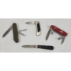 Image 3 : LOT OF 4 - MISC FOLDING KNIVES - INCL VICTORINOX