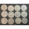 Image 2 : LOT OF 12 - 1940-1966 CDN 10 CENT COINS