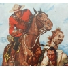 Image 2 : LOT OF 3 - RCMP SCENES BY ARNOLD FRIBERG (1913 - 2010) - FRAMED PRINTS