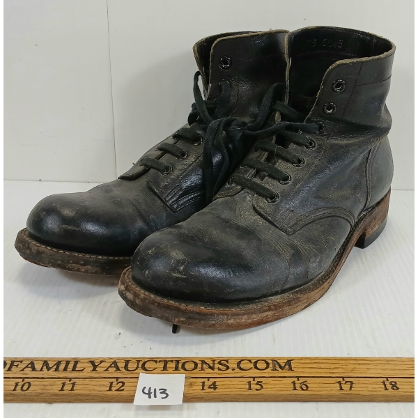 PAIR OF BILTRITE LEATHER COMBAT BOOTS