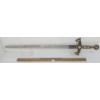 Image 4 : MEDIEVAL 12TH CENT. TEMPLAR KNIGHT CRUSADER SWORD W/ WALL MOUNT