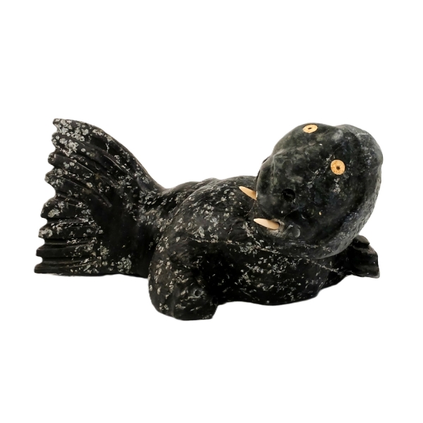 "SPIRIT SEDNA" BY WAYNE PUQIQNAK - STONE