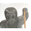 Image 4 : SPEAR HUNTER - SIGNED - STONE, SINEW & WOOD