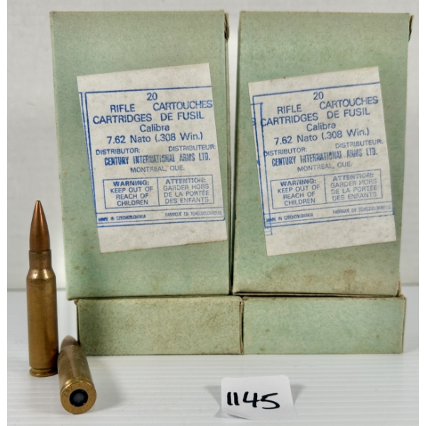 AMMO: 80X ZV 7.62X51 MM - MILITARY FMJ