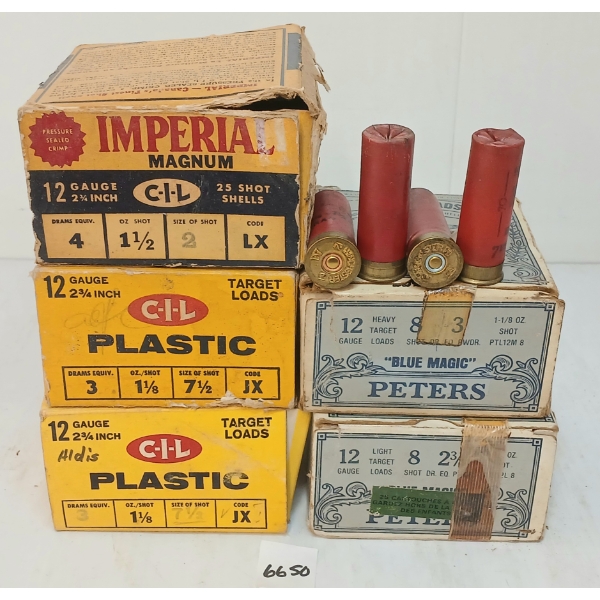 AMMO: 125X C.I.L. & PETERS 12GA - 2-3/4IN - MIXED SHOT