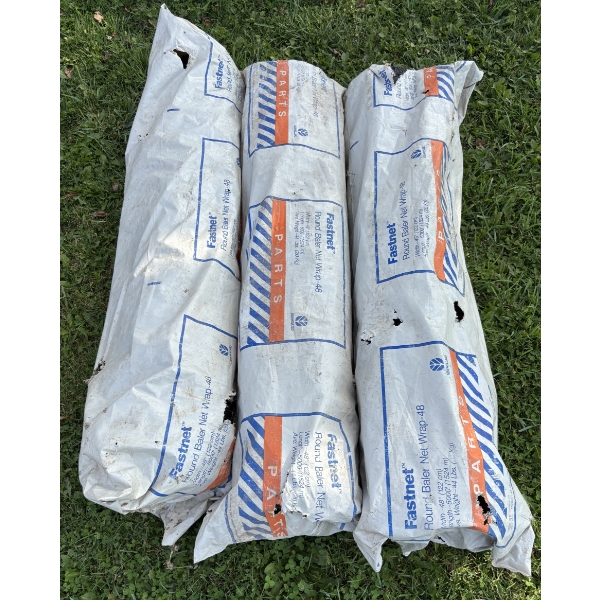LOT OF 3 NEW ROLLS OF RD BALER NET WRAP
