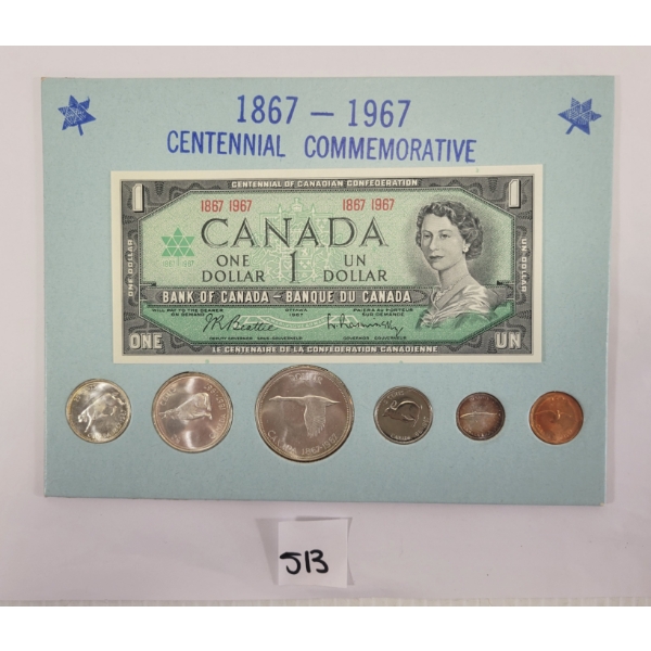 1967 CDN CENTENNIAL COMMEMORATIVE SET