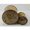 Image 6 : LOT OF 2 - WHITE ROSE PRESSURE GUN GREASE & CUP GREASE NO. 2 CANS - 1 & 5 LBS