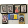 Image 1 :  LOT OF 5 - HOCKEY CARDS - INCL HOWE, GEOFFRION, TALBOT ETC