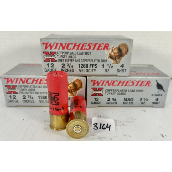 AMMO: 30X WINCHESTER 12 GA 2-3/4 IN - #4