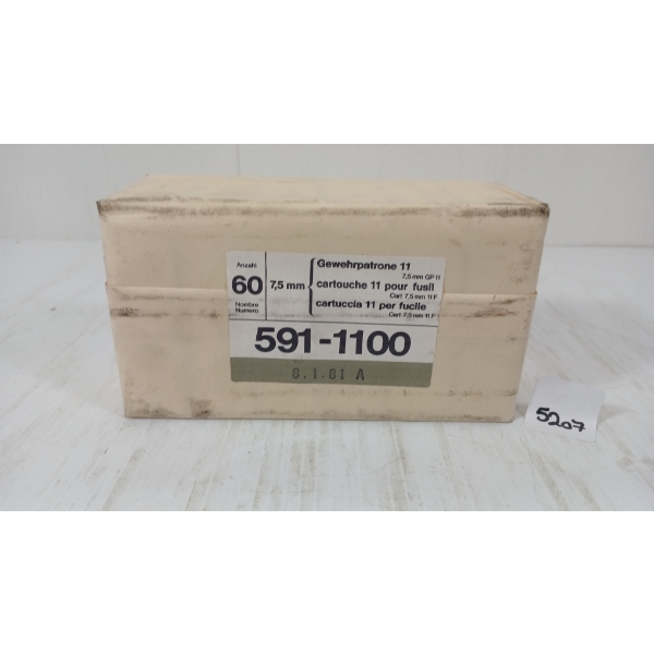AMMO: QTY OF 7.5XSS SWISS - SEALED