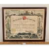 Image 1 : THE RED INDIAN OLD TIMERS CLUB - 15 YEAR FRAMED CERTIFICATE