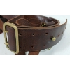Image 4 : LOT OF 3 - LEATHER HANDGUN HOLSTERS & BELT
