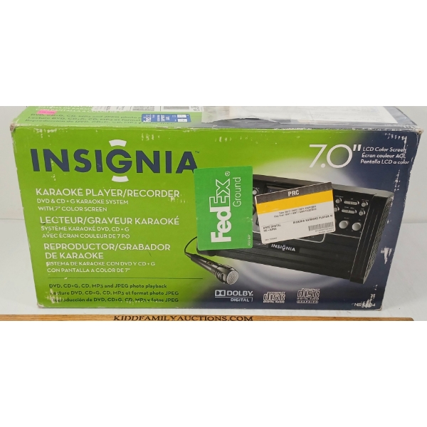 INSIGNIA KARAOKE PLAYER/RECORDER