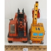 Image 5 : LOT OF 2 - TONKA & ASC TIN & PRESSED STEEL CRANE TRUCKS