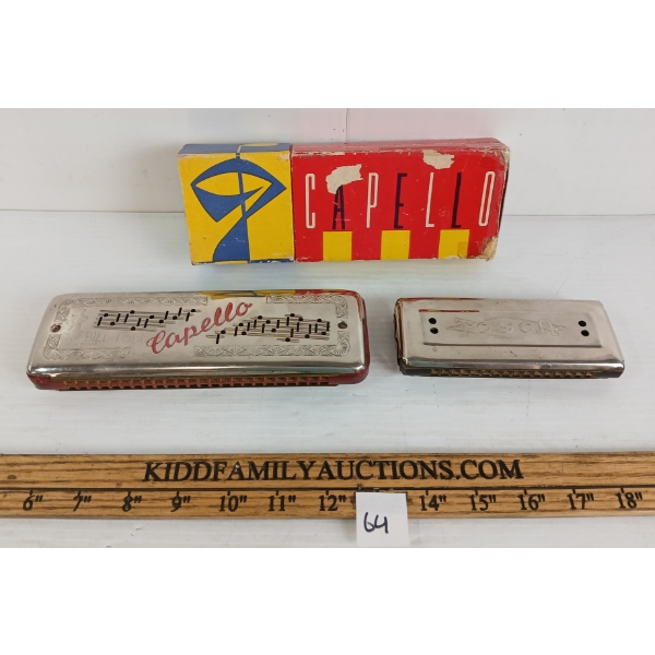 LOT OF 2 - CFAM CAPELLO & TOSCA HARMONICAS