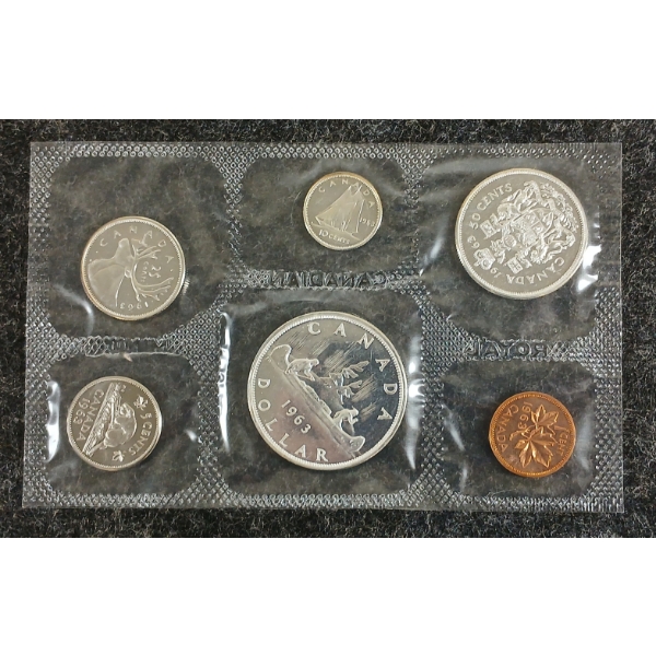 1963 CDN UNCIRCULATED PROOF SET - VOYAGEUR