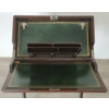 Image 2 : ENGLISH MAHOGANY FOLDING CAMPAIGN DESK W/ KEY