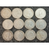 Image 2 : LOT OF 12 - 1949-1966 CDN 10 CENT COINS